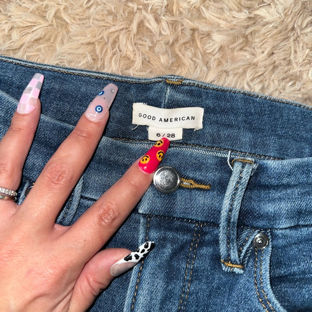Good American jeans never worn size 6